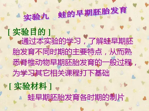 医学生物学实验课件