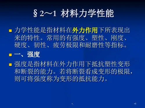 环保设备及应用常用工程材料课堂PPT