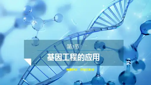 3.3 基因工程的应用