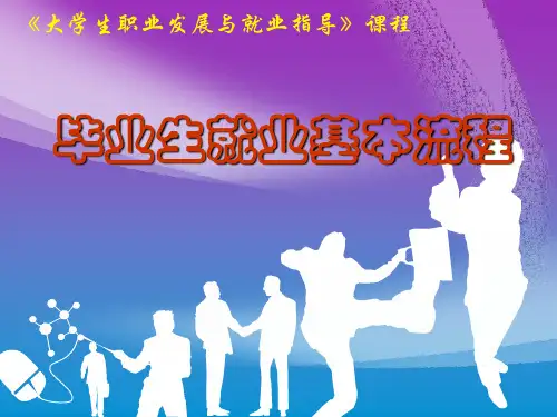 毕业生就业基本流程共40页PPT资料