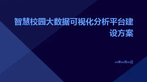 智慧校园大数据可视化分析平台建设方案