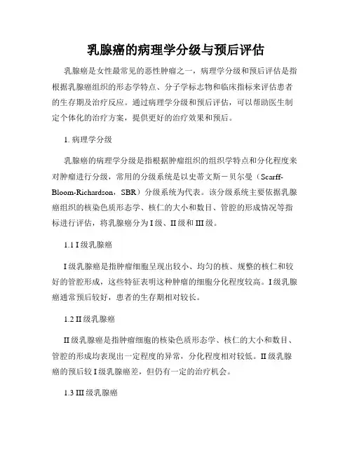 乳腺癌的病理学分级与预后评估