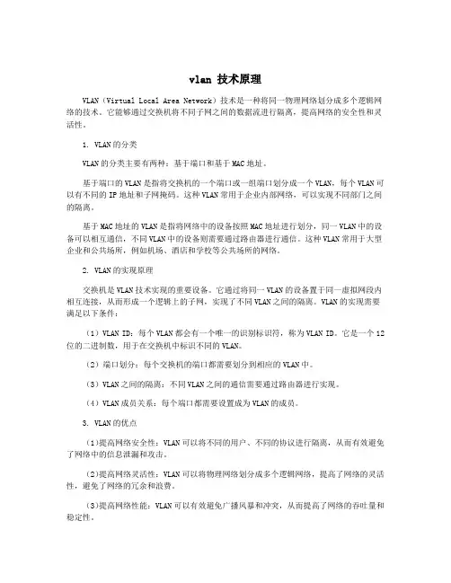 vlan 技术原理