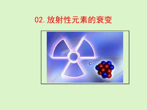 放射性元素的衰变(高中物理教学课件)完整版6