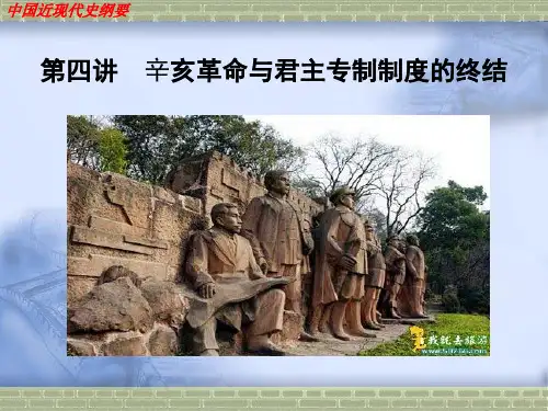 第三讲  辛亥革命与君主专制制度的终结