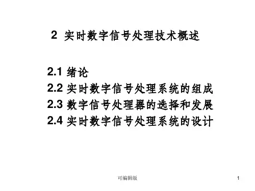 实时数字信号处理概述