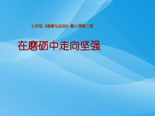 在磨砺中走向坚强ppt优秀课件2 鲁教版