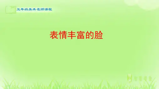 五年级美术_表情丰富的脸_课件