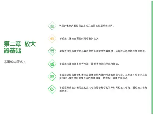 模拟电路放大器基础