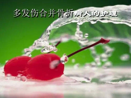 多发伤合并骨折病人的护理标准版文档