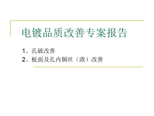 160-电镀品质改善专案报告