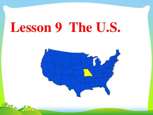 新冀教版五年级英语上册《Lesson 9 The U.S.》公开课课件.ppt
