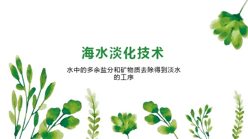 海水淡化技术