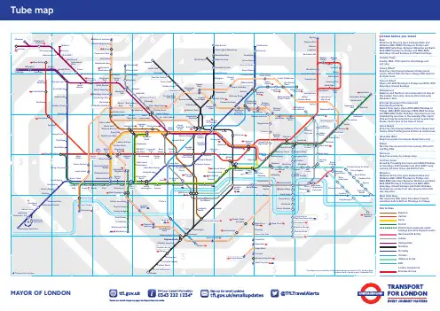 standard-tube-map伦敦地铁图