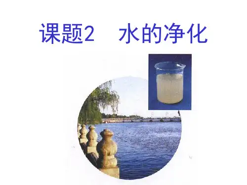 人教版(五四制)八年级全册化学  4.2 水的净化 课件   (共14张PPT)