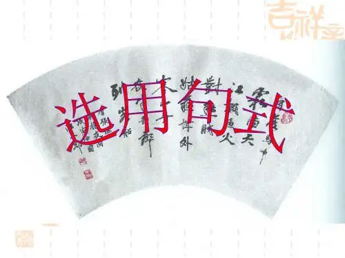选用句式