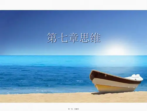 第七章思维