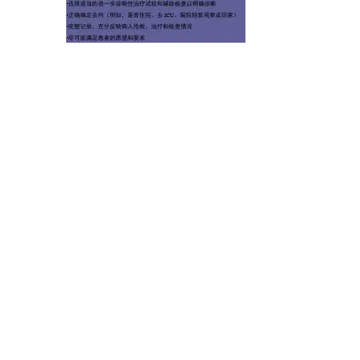 各种抢救流程图