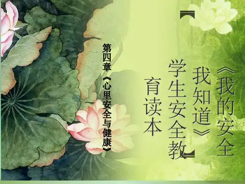 《我的安全我知道》读本授课课件