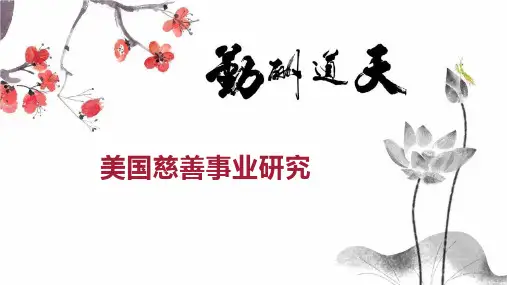 美国慈善事业研究