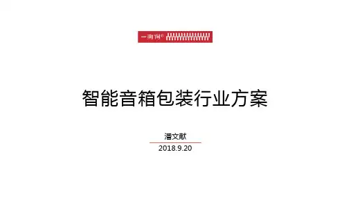 AI智能音响包装行业方案