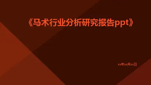 马术行业分析研究报告PPT