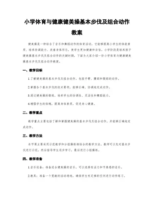 小学体育与健康健美操基本步伐及组合动作教案