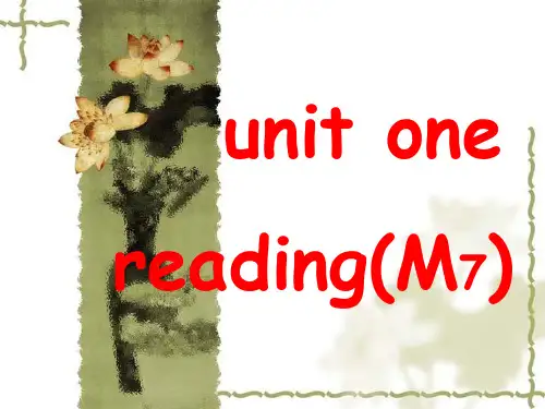 M7U1Reading GOOD