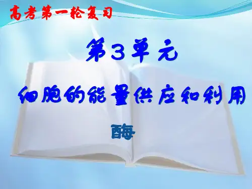 高考第一轮复习《酶》实用优秀课件