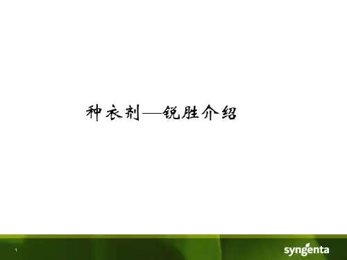 种衣剂—锐胜介绍