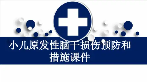 小儿原发性脑干损伤预防和措施课件