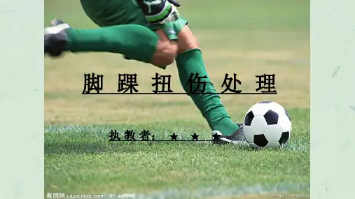 脚踝扭伤急救处理教学课件