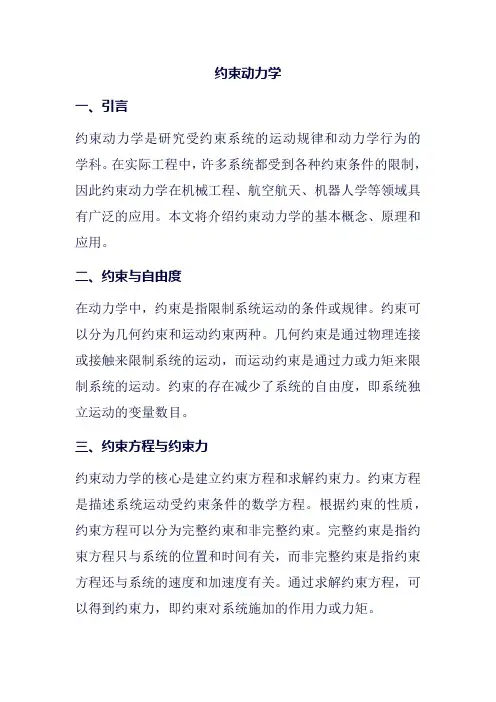约束动力学