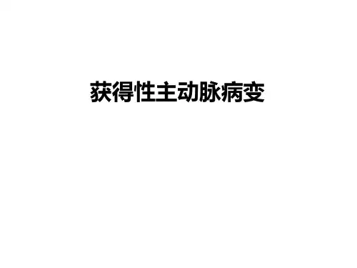 获得性主动脉病变