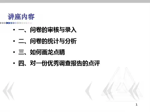 如何进行调查问卷的数据分析
