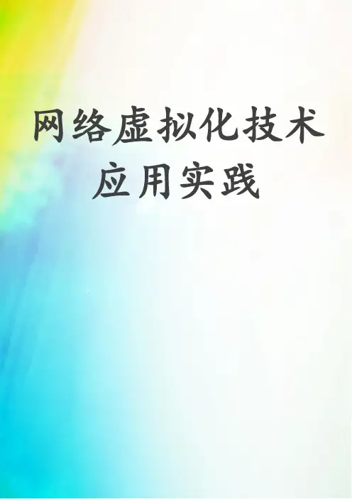 网络虚拟化技术应用实践