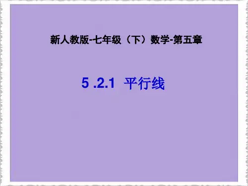 平行线的判定课件PPT