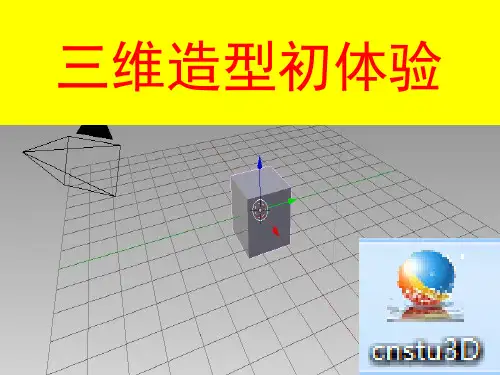 三维造型初体验小学信息技术