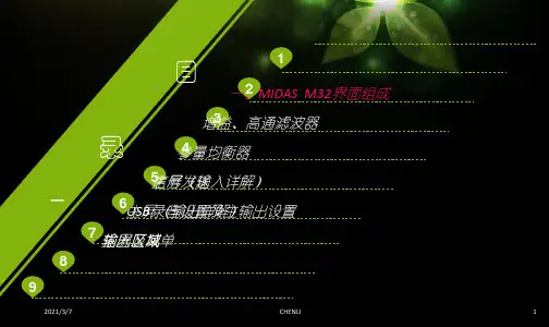 MIDAS-M32-调音台培训教程