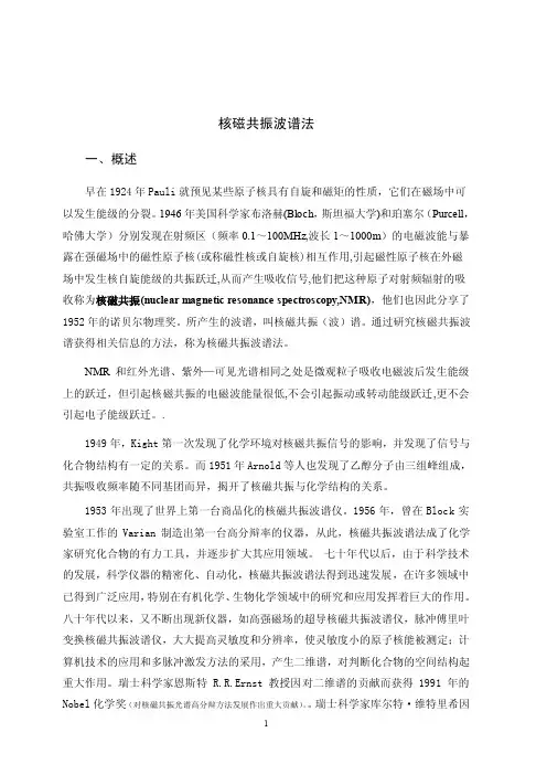 核磁共振波谱法