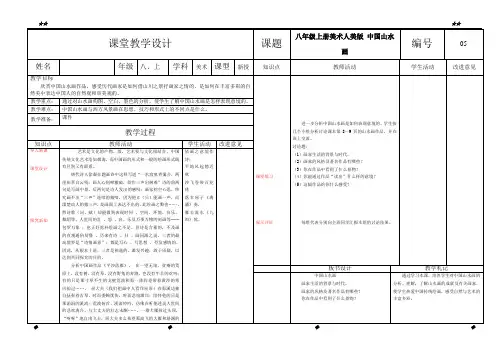 八年级上册美术人美版 中国山水画