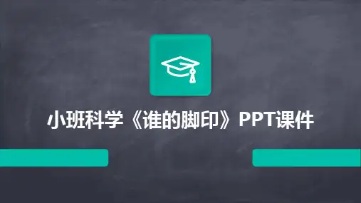 2024版小班科学《谁的脚印》PPT课件
