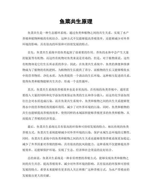 鱼菜共生原理