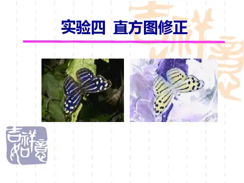 实验四 图像的直方图修正
