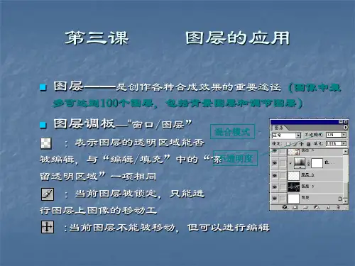 计算机Photoshop课件——图层的应用