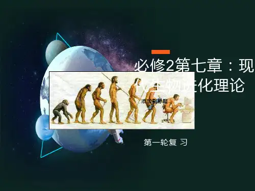 高三一轮复习生的物进化