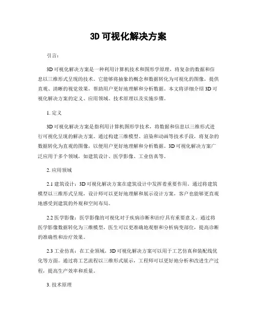 3D可视化解决方案