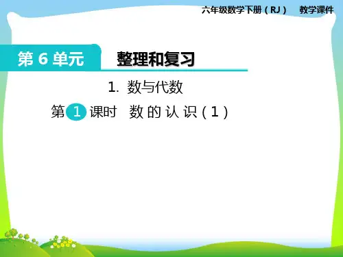人教部编版六年级数学下册 1.数与代数 第1课时 数的认识(1)-优质课件.ppt