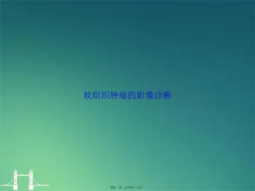 软组织肿瘤的影像诊断讲课文档