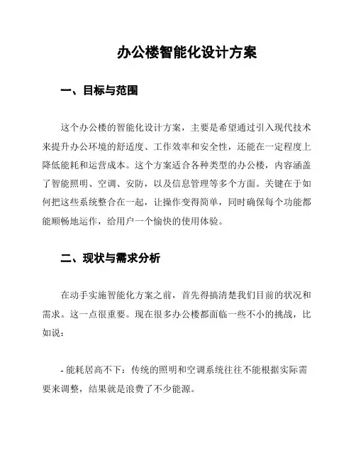 办公楼智能化设计方案